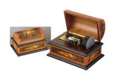 Porter, Reuge and Thorens Musical Disc Player Boxes 